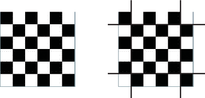 An image, and the same image with the regions defined by the 9-slice scaling borders