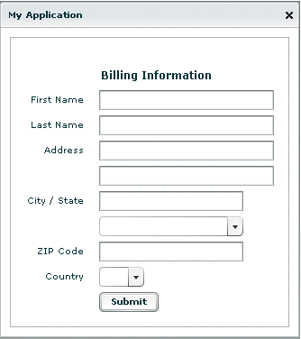 TitleWindow container