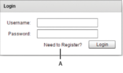 Login and registration form